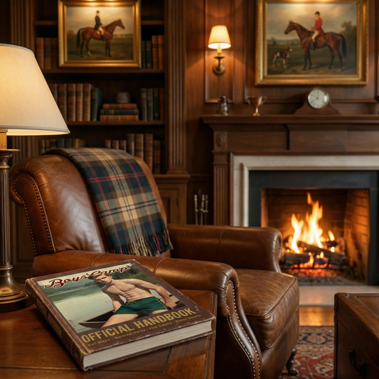 Boys Camp Official 1930s Handbook | Book Jacket Journal (Blank)