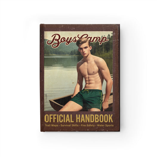 Boys Camp Official 1930s Handbook | Book Jacket Journal (Blank)