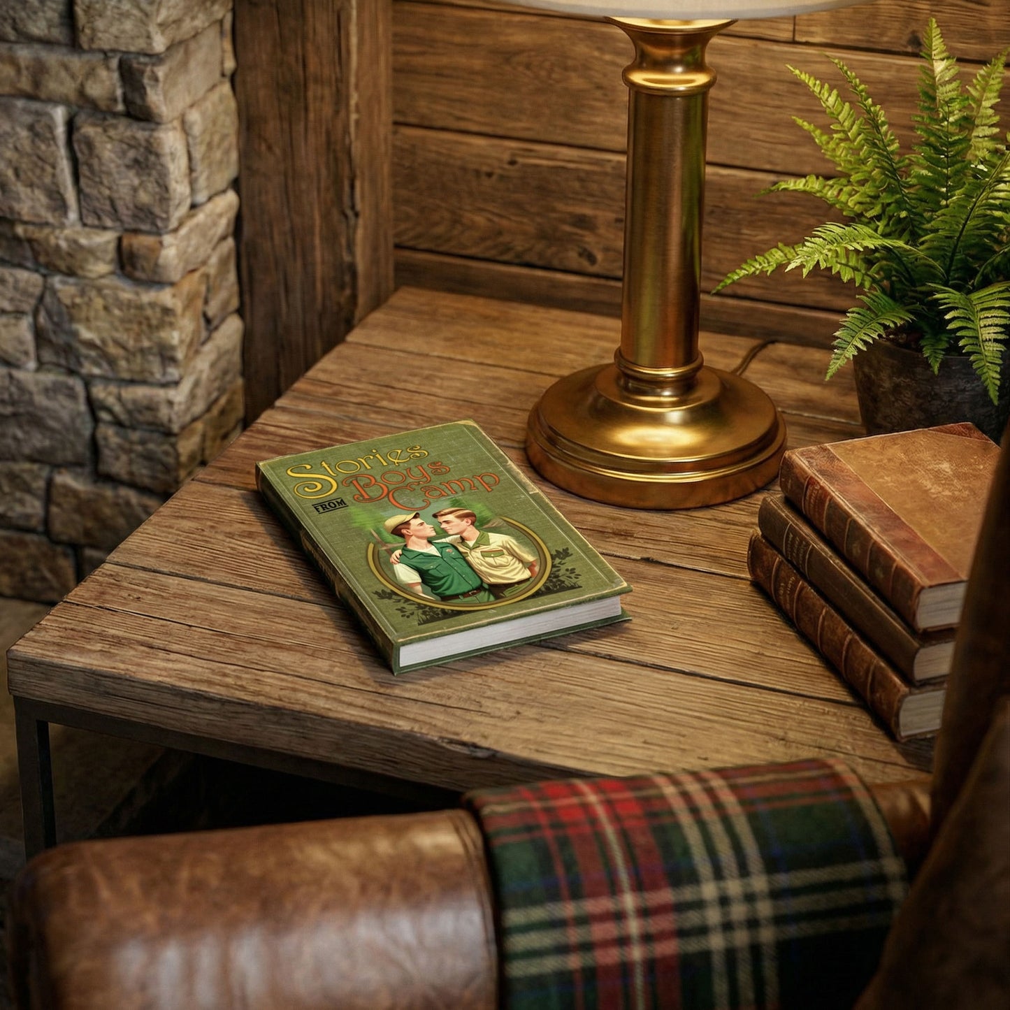 Stories from Boys Camp | 1921 Book Jacket Journal (Blank)